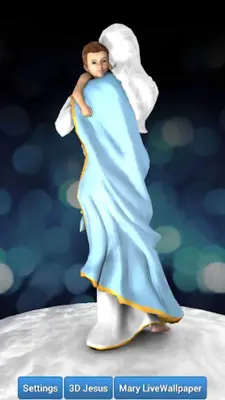 3D Mother Mary Live Wallpaper android App screenshot 0