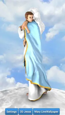 3D Mother Mary Live Wallpaper android App screenshot 7